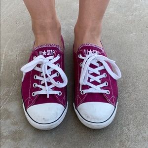Maroon Converse All Star Shoes Size 8.5